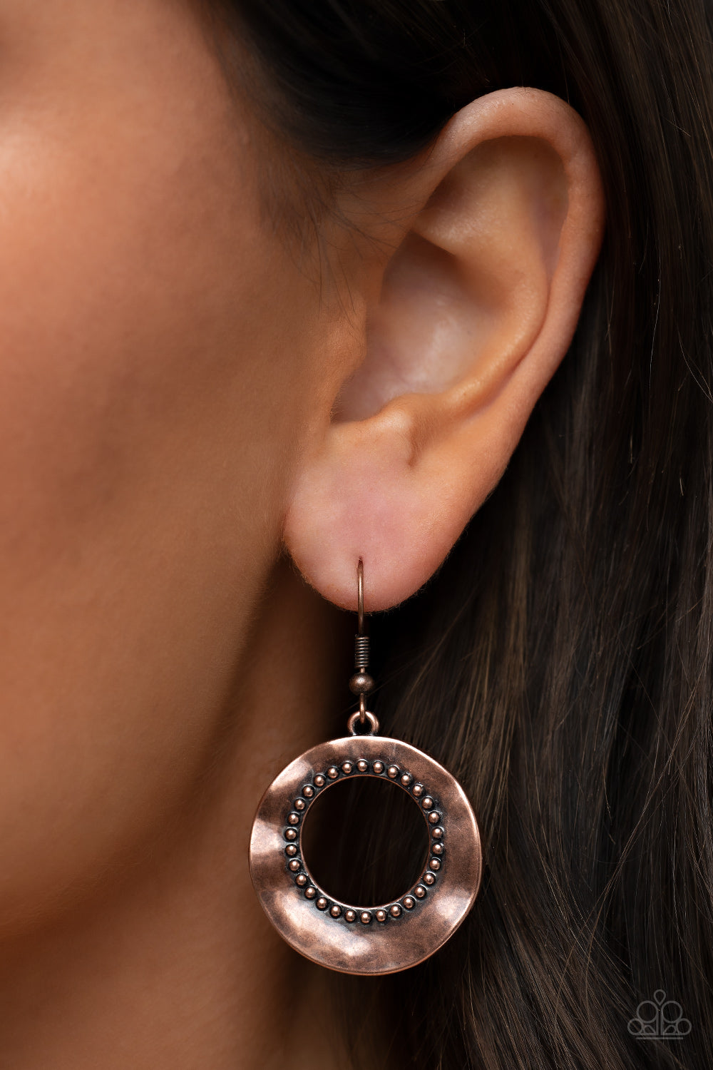 Paparazzi ♥ Desert Diversity - Copper ♥  Earrings