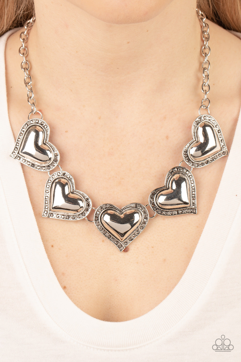 Paparazzi ♥ Kindred Hearts - Silver ♥ Necklace