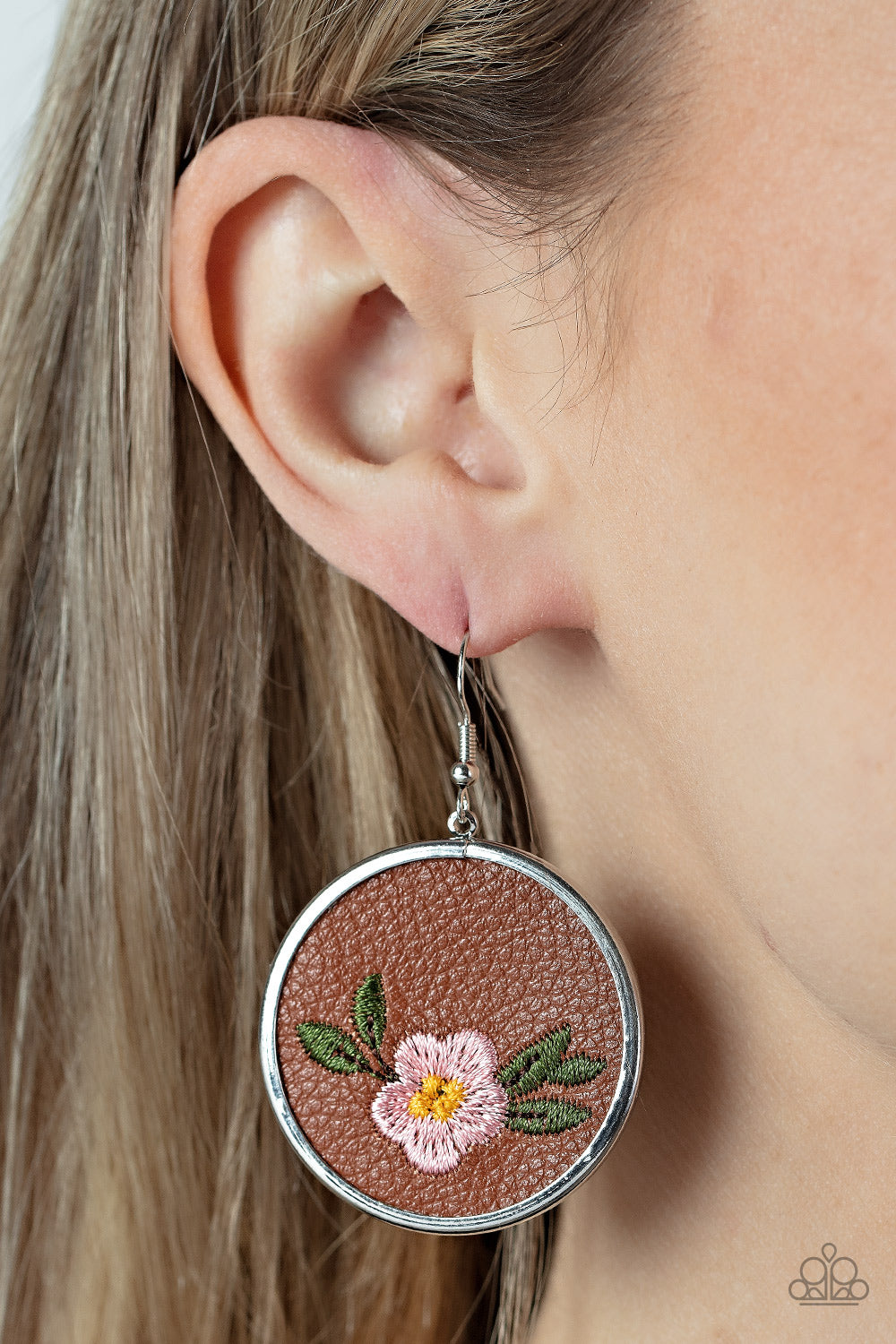 Paparazzi ♥ Prairie Patchwork - Pink ♥  Earrings