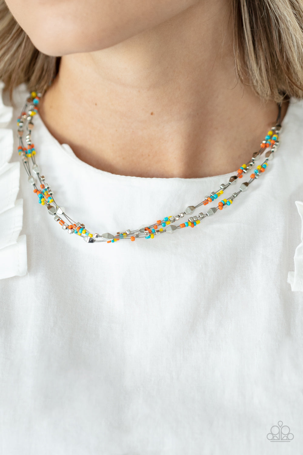 Paparazzi ♥ Explore Every Angle - Multi ♥ Necklace