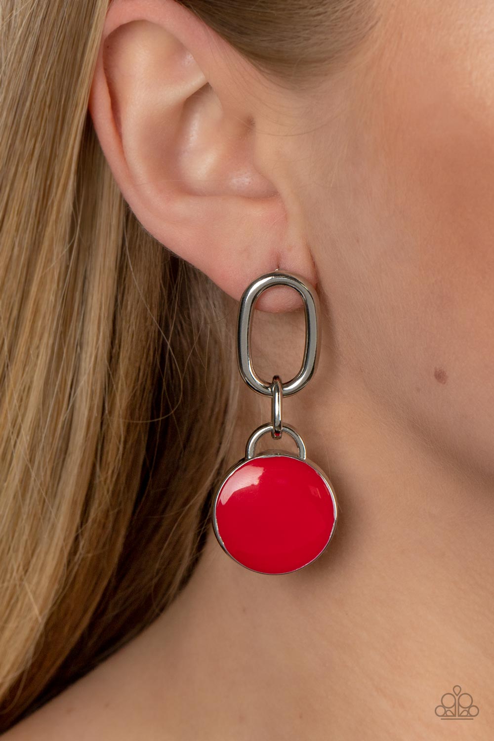 Paparazzi ♥ Drop a TINT - Red ♥  Post Earrings