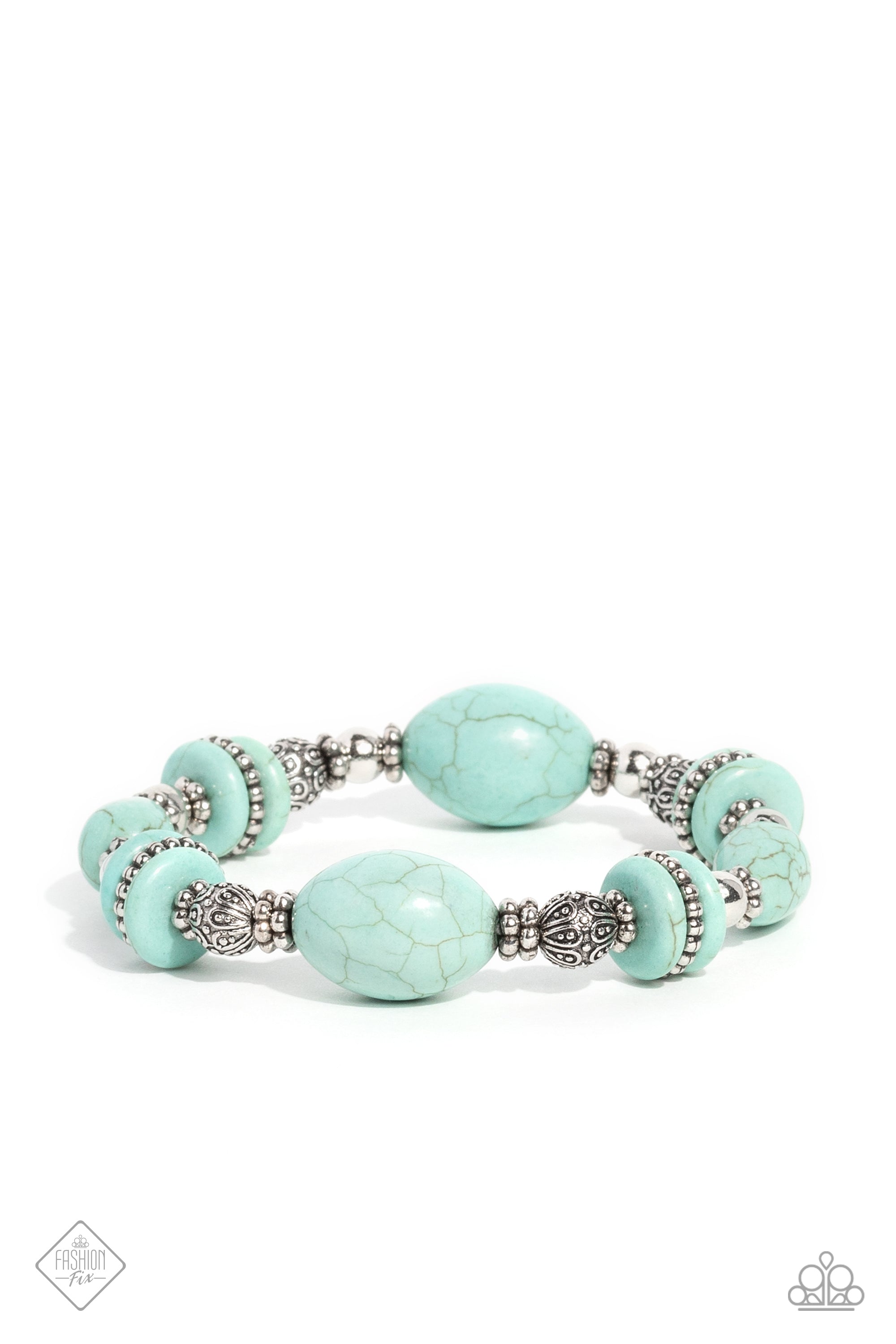 Paparazzi Changing Cleopatra Blue Bracelet