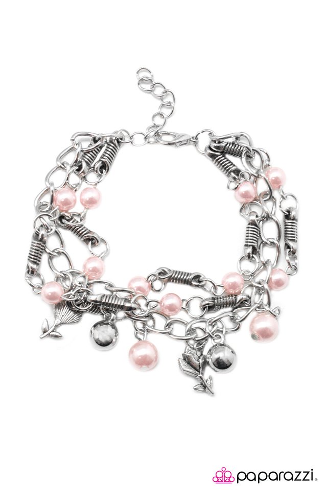 Paparazzi ♥ Like Fine Wine - Pink ♥ Bracelet